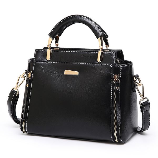 women's handbag shoulder bags pu leather fashion style vintage flap bag large capacity vintage bags for girl women solid elegant